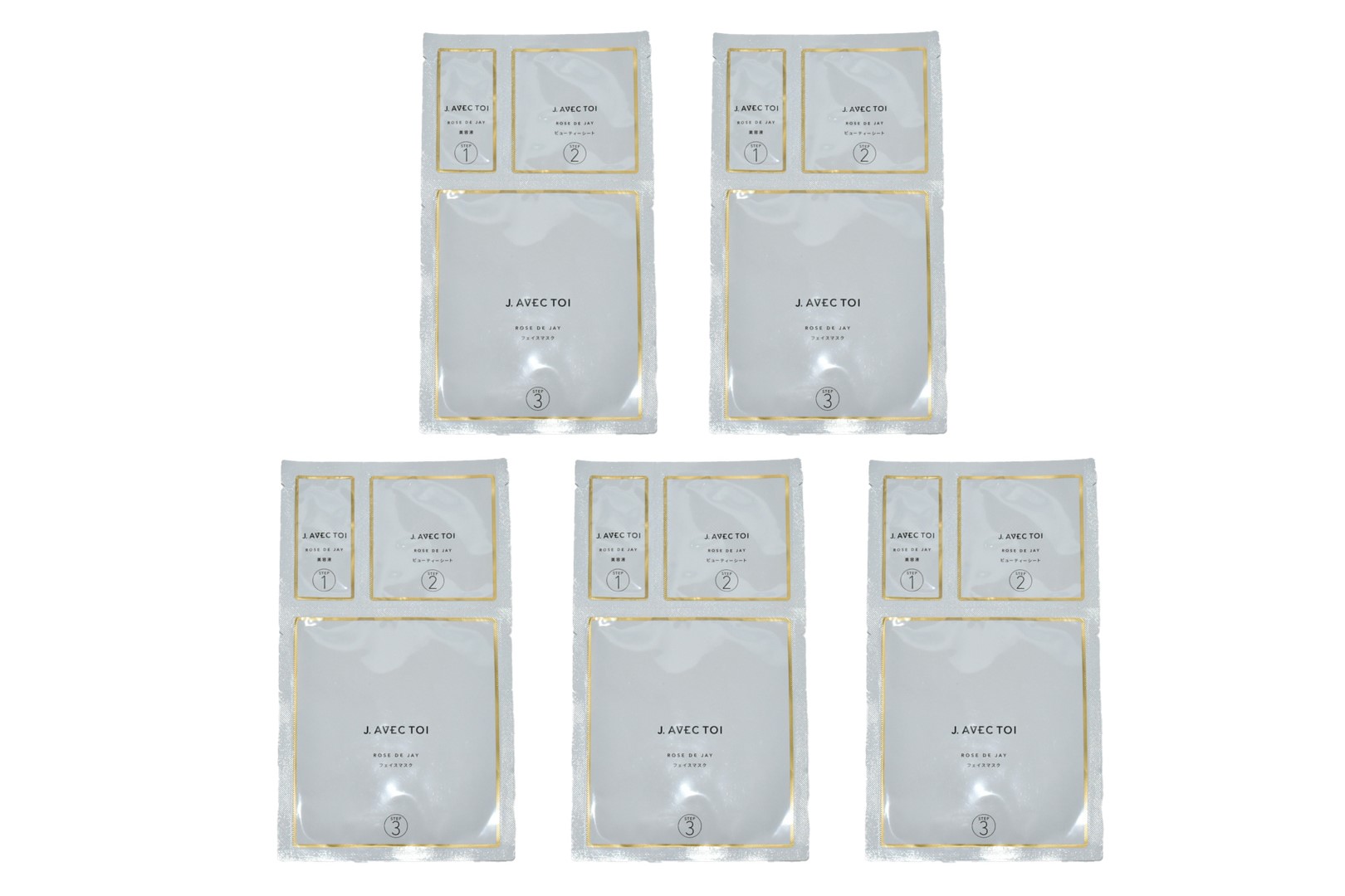 J.AVEC TOIバイタライジングマスク C ローズ ド ジェイ（5枚） ｜ FW  
