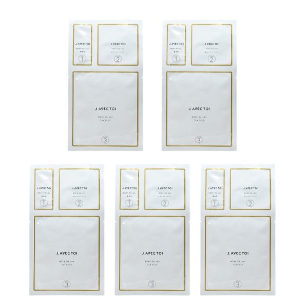 J.AVEC TOIバイタライジングマスク C ローズ ド ジェイ（５枚）